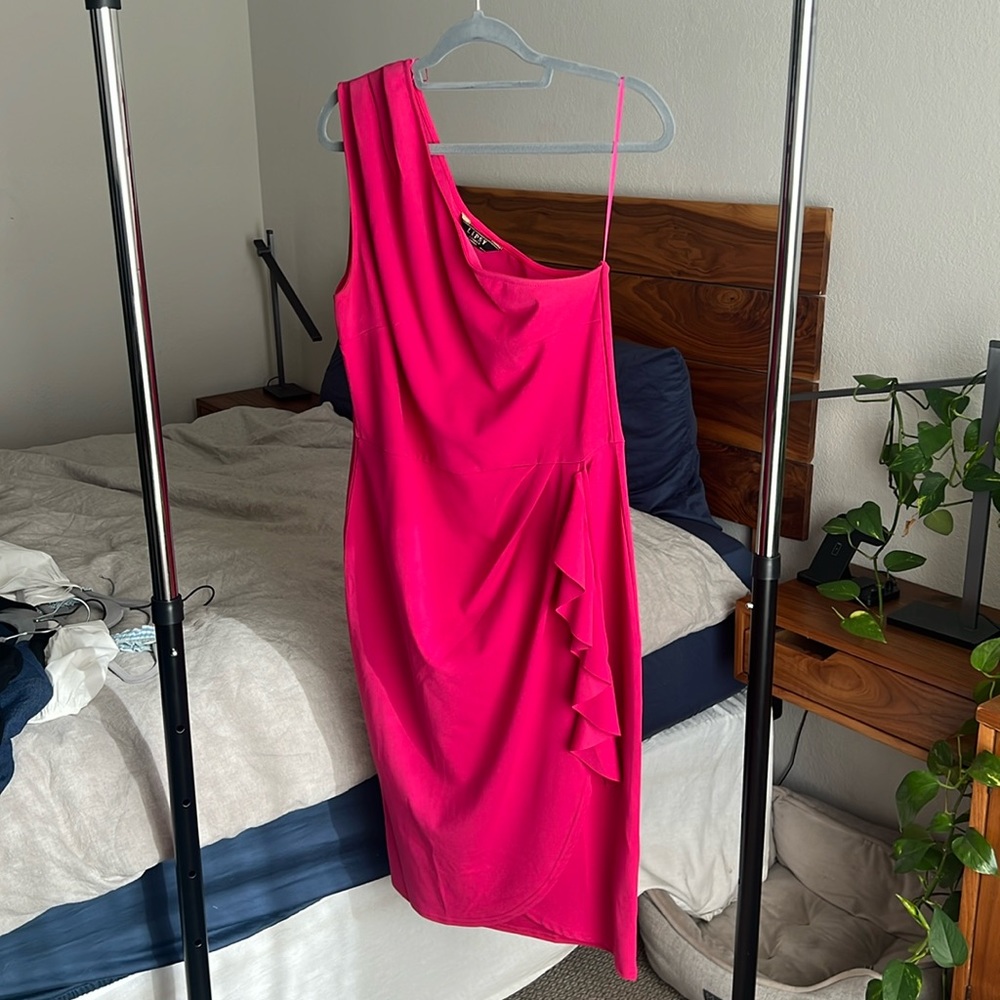 Hot Pink Cocktail Dress